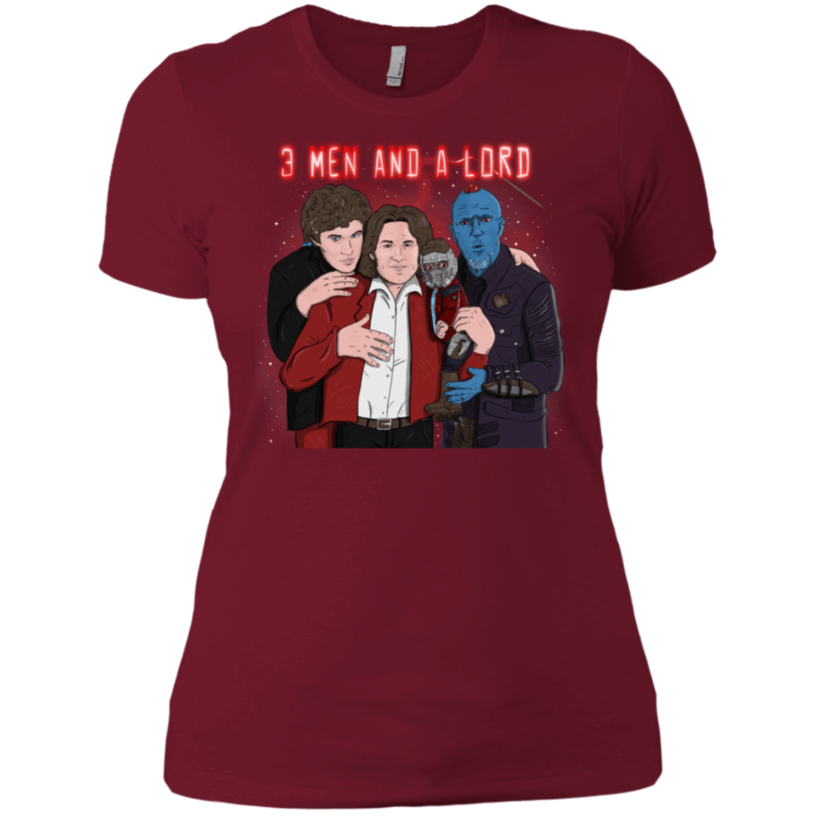 T-Shirts Scarlet / S Three Men and a Lord Women's Premium T-Shirt