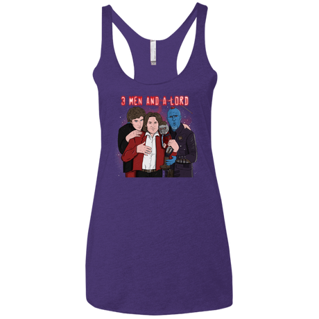 T-Shirts Purple Rush / X-Small Three Men and a Lord Women's Triblend Racerback Tank