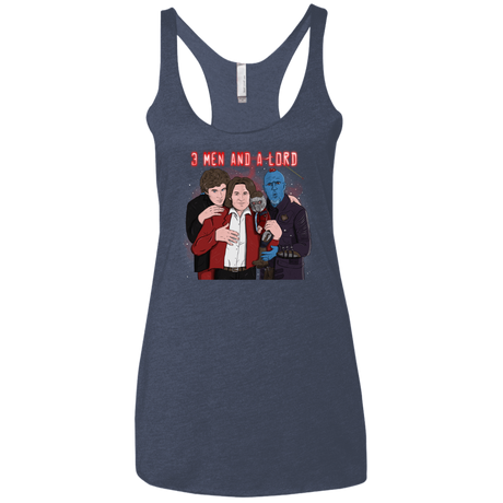 T-Shirts Vintage Navy / X-Small Three Men and a Lord Women's Triblend Racerback Tank