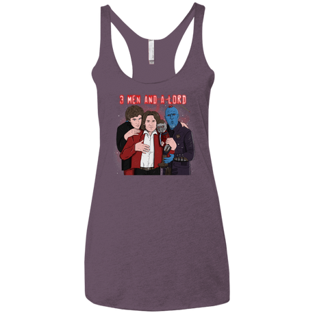 T-Shirts Vintage Purple / X-Small Three Men and a Lord Women's Triblend Racerback Tank