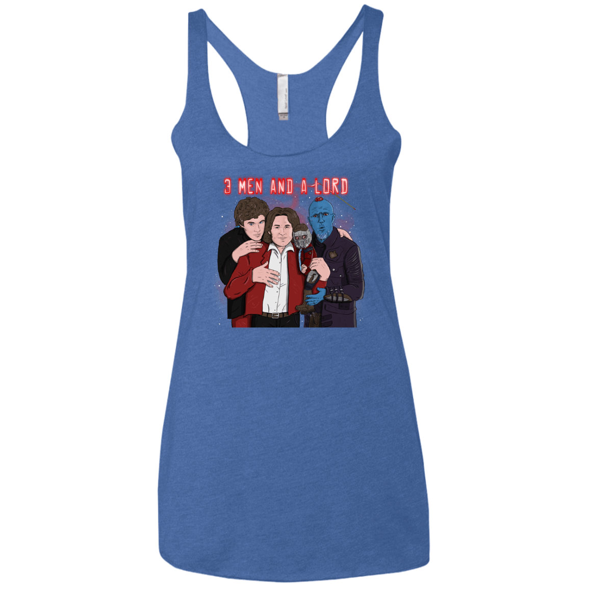 T-Shirts Vintage Royal / X-Small Three Men and a Lord Women's Triblend Racerback Tank