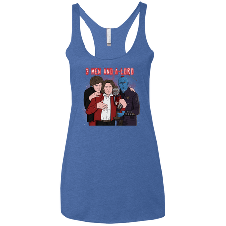 T-Shirts Vintage Royal / X-Small Three Men and a Lord Women's Triblend Racerback Tank