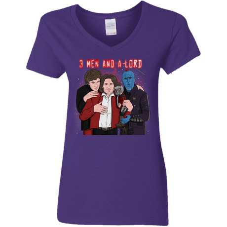 T-Shirts Purple / S Three Men and a Lord Women's V-Neck T-Shirt