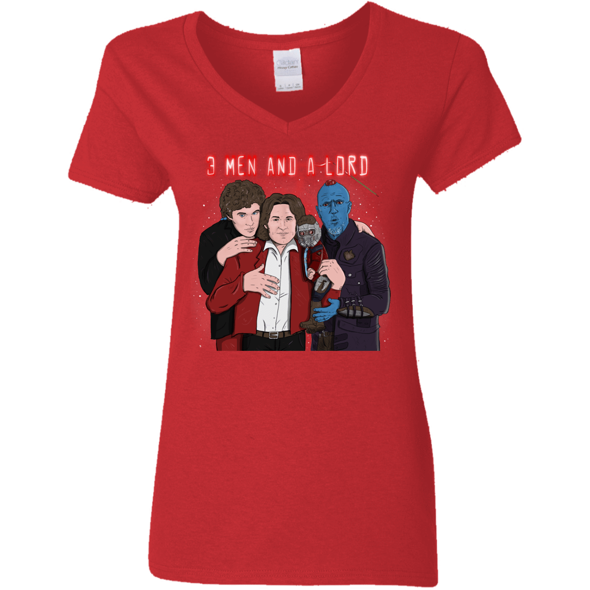 T-Shirts Red / S Three Men and a Lord Women's V-Neck T-Shirt