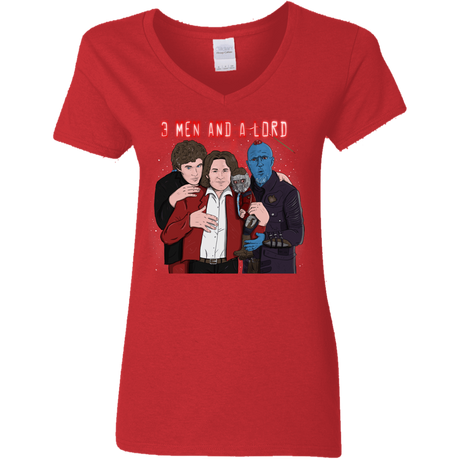 T-Shirts Red / S Three Men and a Lord Women's V-Neck T-Shirt