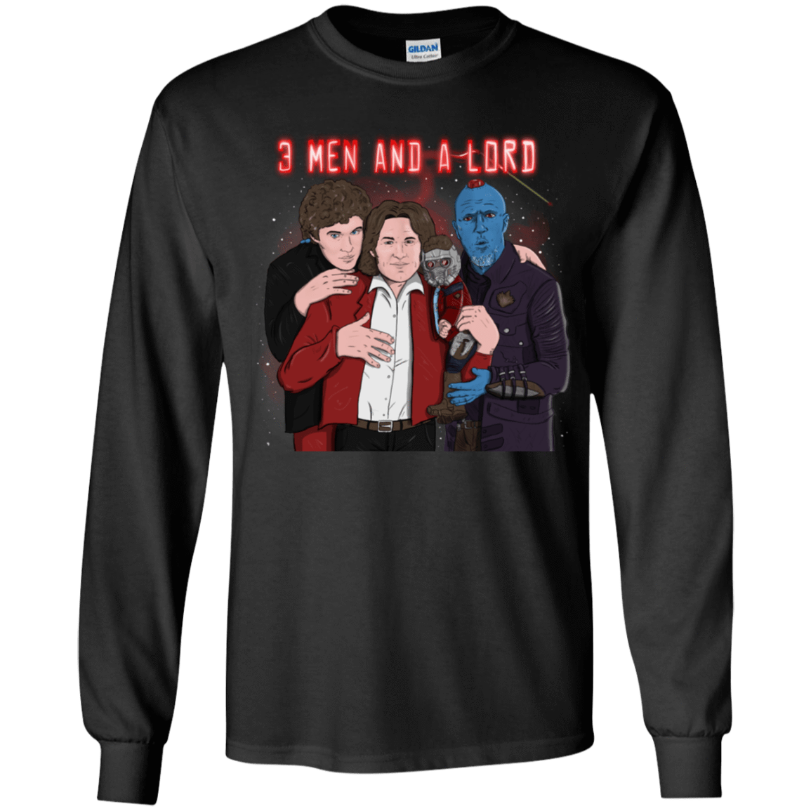 T-Shirts Black / YS Three Men and a Lord Youth Long Sleeve T-Shirt