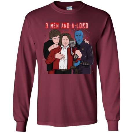 T-Shirts Maroon / YS Three Men and a Lord Youth Long Sleeve T-Shirt