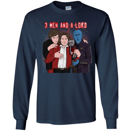 T-Shirts Navy / YS Three Men and a Lord Youth Long Sleeve T-Shirt