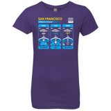 T-Shirts Purple Rush / YXS Three Storms Girls Premium T-Shirt