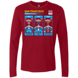 T-Shirts Cardinal / Small Three Storms Men's Premium Long Sleeve