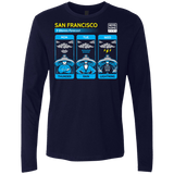 T-Shirts Midnight Navy / Small Three Storms Men's Premium Long Sleeve