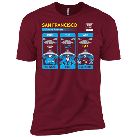 T-Shirts Cardinal / X-Small Three Storms Men's Premium T-Shirt