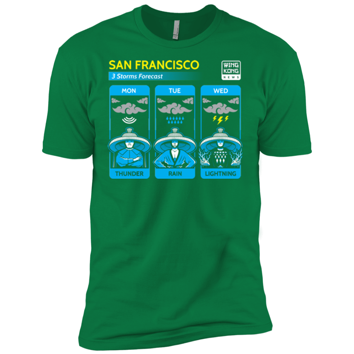 T-Shirts Kelly Green / X-Small Three Storms Men's Premium T-Shirt