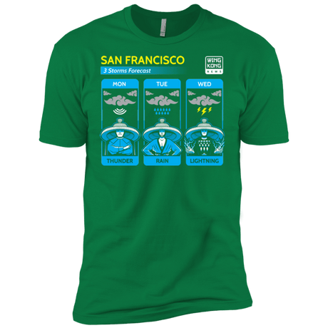 T-Shirts Kelly Green / X-Small Three Storms Men's Premium T-Shirt
