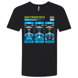 T-Shirts Black / X-Small Three Storms Men's Premium V-Neck