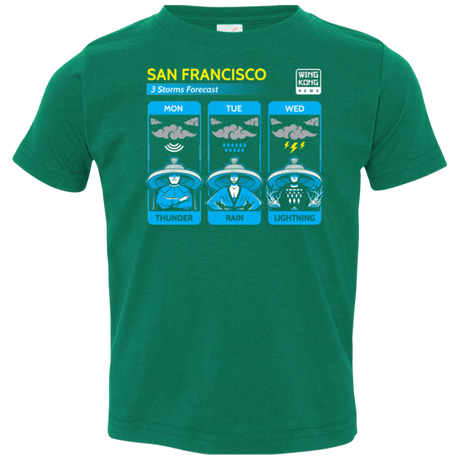 T-Shirts Kelly / 2T Three Storms Toddler Premium T-Shirt