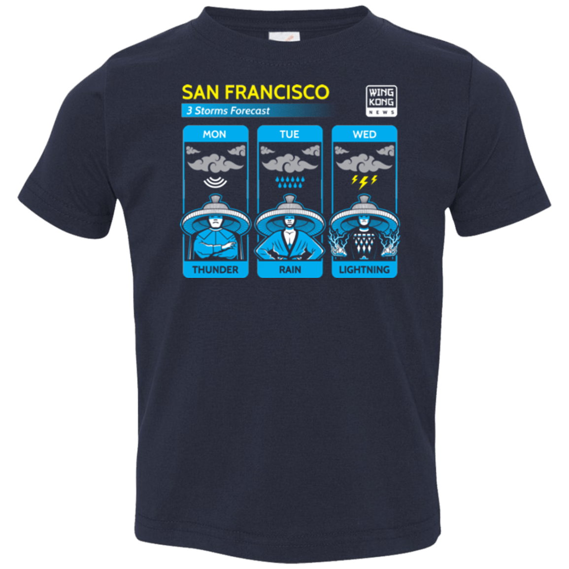 T-Shirts Navy / 2T Three Storms Toddler Premium T-Shirt