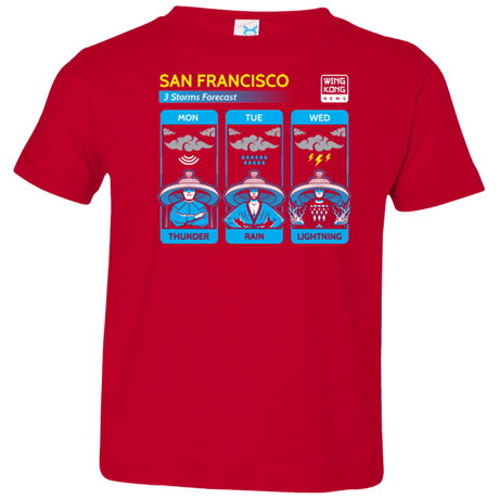 T-Shirts Red / 2T Three Storms Toddler Premium T-Shirt