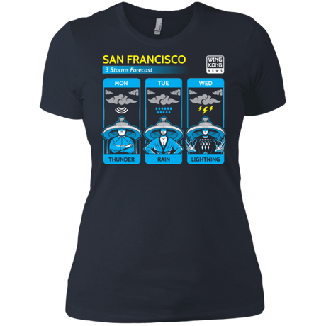 T-Shirts Indigo / X-Small Three Storms Women's Premium T-Shirt