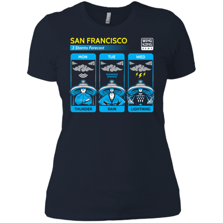 T-Shirts Midnight Navy / X-Small Three Storms Women's Premium T-Shirt