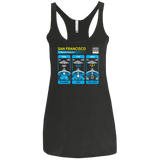 T-Shirts Vintage Black / X-Small Three Storms Women's Triblend Racerback Tank