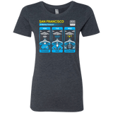 T-Shirts Vintage Navy / Small Three Storms Women's Triblend T-Shirt