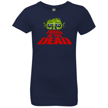 T-Shirts Midnight Navy / YXS Thrill of the Dead Girls Premium T-Shirt
