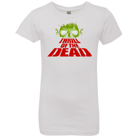 T-Shirts White / YXS Thrill of the Dead Girls Premium T-Shirt