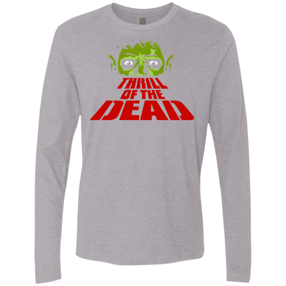 T-Shirts Heather Grey / Small Thrill of the Dead Men's Premium Long Sleeve