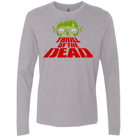 T-Shirts Heather Grey / Small Thrill of the Dead Men's Premium Long Sleeve