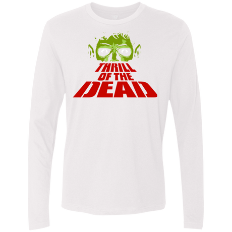 T-Shirts White / Small Thrill of the Dead Men's Premium Long Sleeve