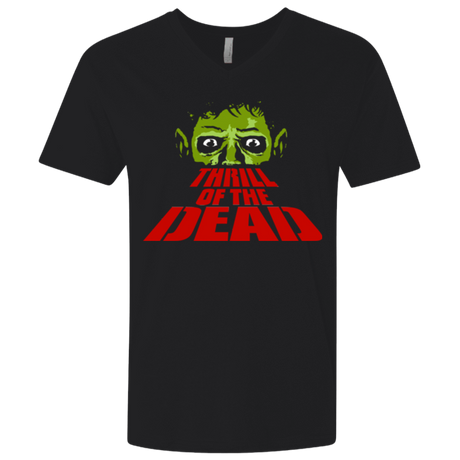T-Shirts Black / X-Small Thrill of the Dead Men's Premium V-Neck