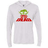 T-Shirts Heather White / X-Small Thrill of the Dead Triblend Long Sleeve Hoodie Tee