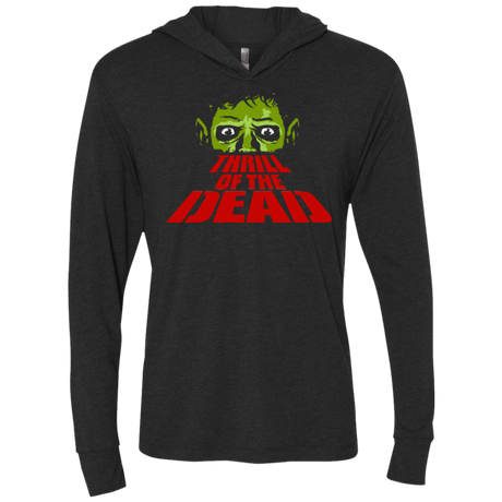 T-Shirts Vintage Black / X-Small Thrill of the Dead Triblend Long Sleeve Hoodie Tee