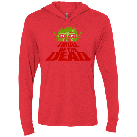 T-Shirts Vintage Red / X-Small Thrill of the Dead Triblend Long Sleeve Hoodie Tee