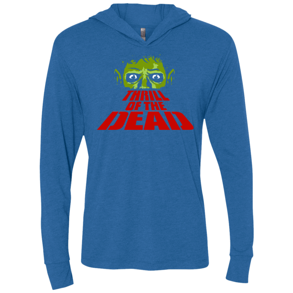 T-Shirts Vintage Royal / X-Small Thrill of the Dead Triblend Long Sleeve Hoodie Tee