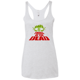 T-Shirts Heather White / X-Small Thrill of the Dead Women's Triblend Racerback Tank
