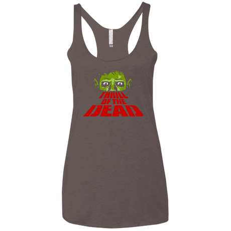 T-Shirts Macchiato / X-Small Thrill of the Dead Women's Triblend Racerback Tank