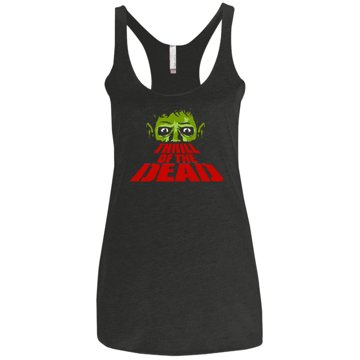 T-Shirts Vintage Black / X-Small Thrill of the Dead Women's Triblend Racerback Tank