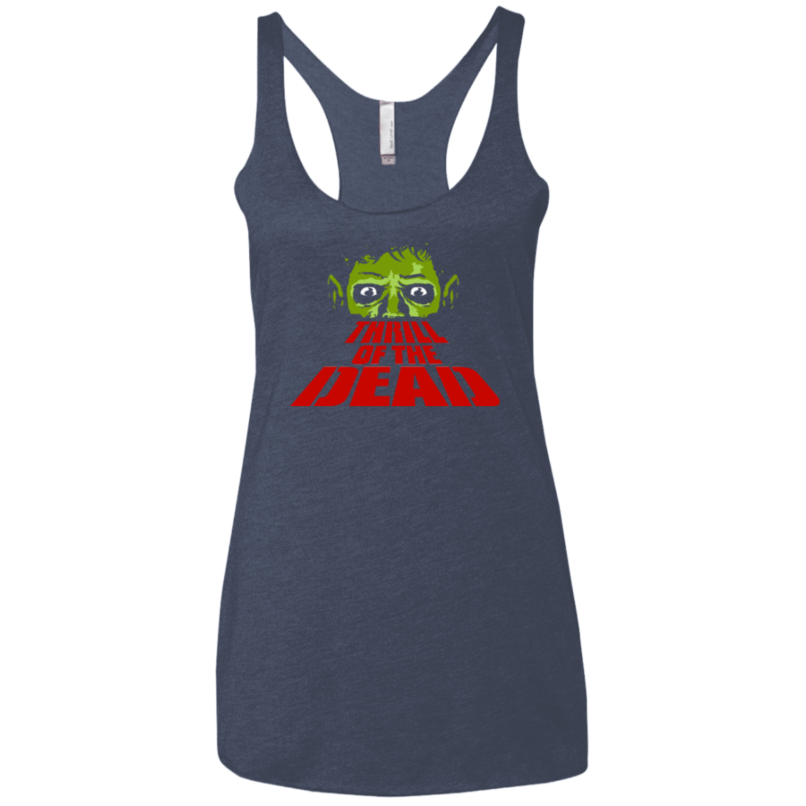 T-Shirts Vintage Navy / X-Small Thrill of the Dead Women's Triblend Racerback Tank