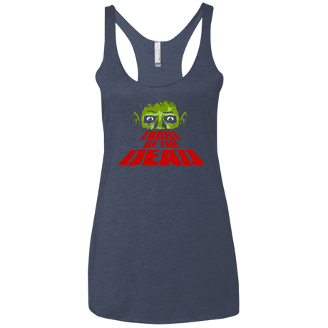 T-Shirts Vintage Navy / X-Small Thrill of the Dead Women's Triblend Racerback Tank
