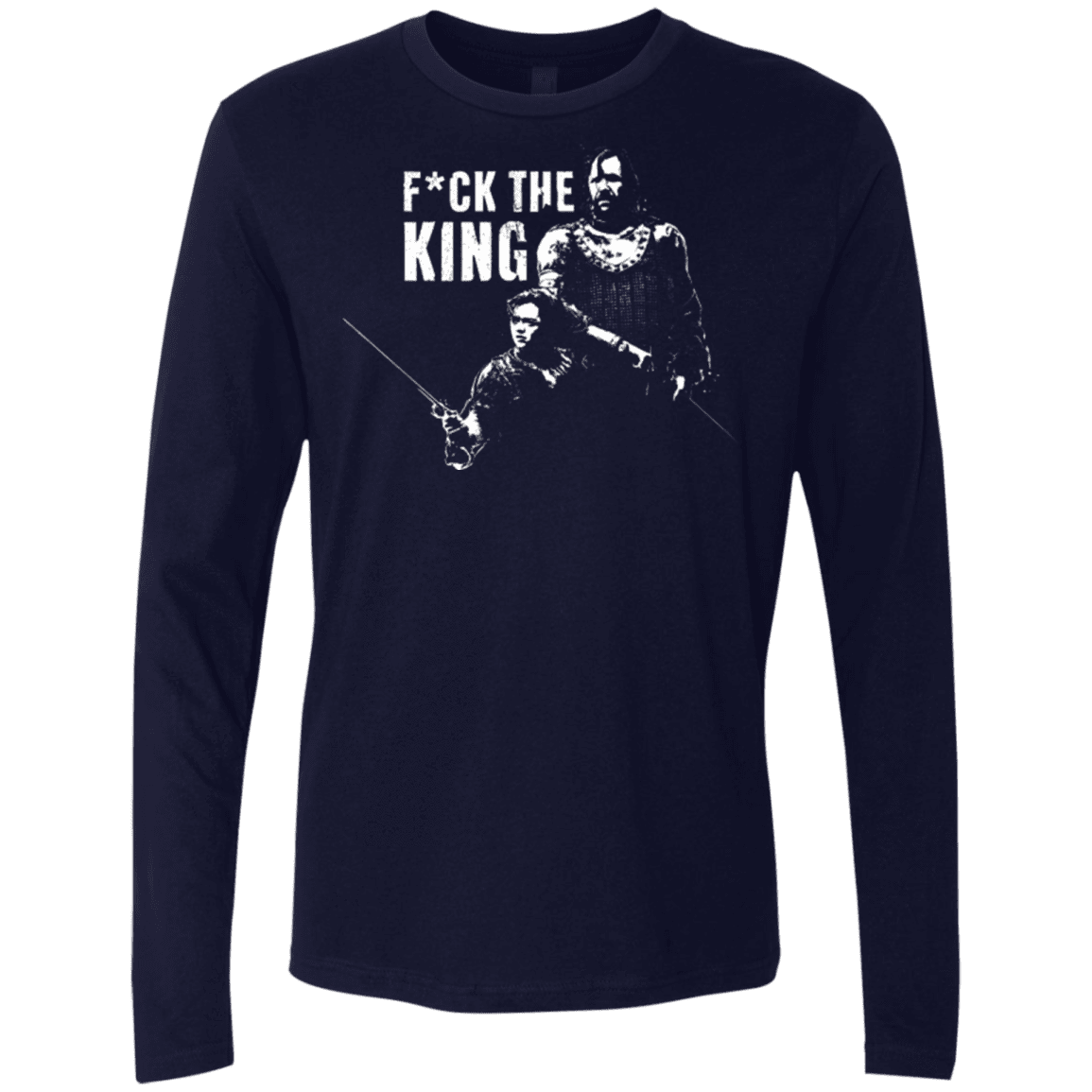 T-Shirts Midnight Navy / Small Throne Fiction Men's Premium Long Sleeve
