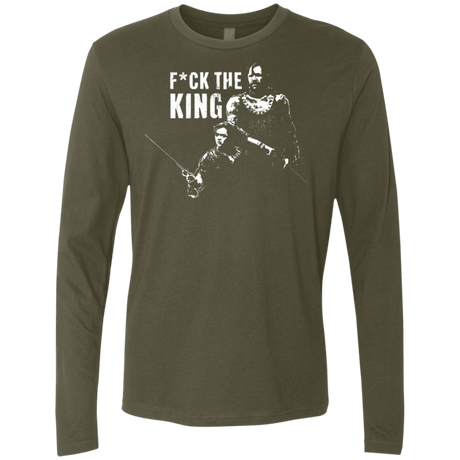 T-Shirts Military Green / Small Throne Fiction Men's Premium Long Sleeve