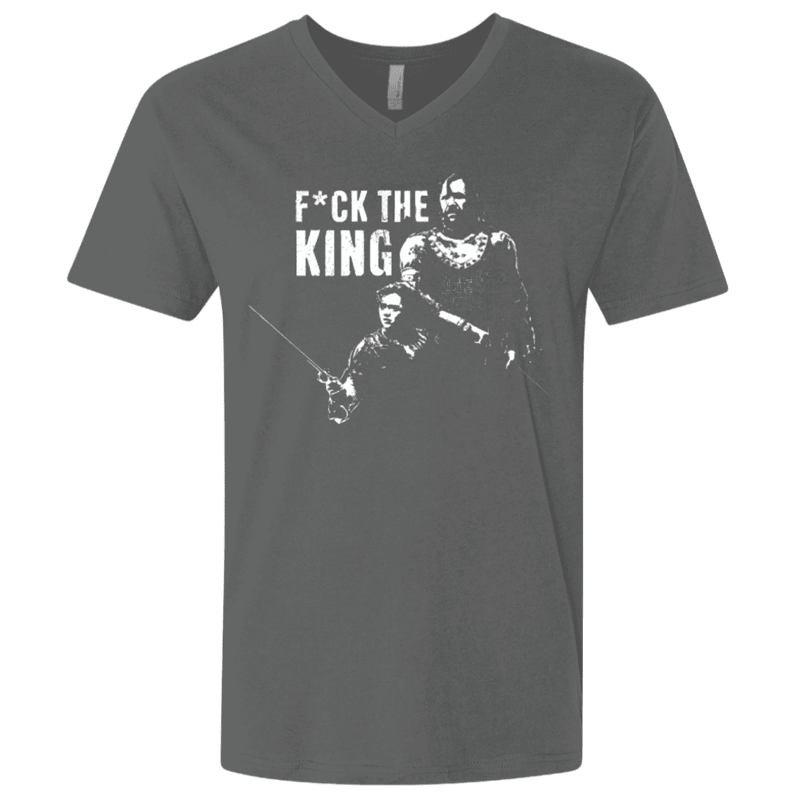 T-Shirts Heavy Metal / X-Small Throne Fiction Men's Premium V-Neck