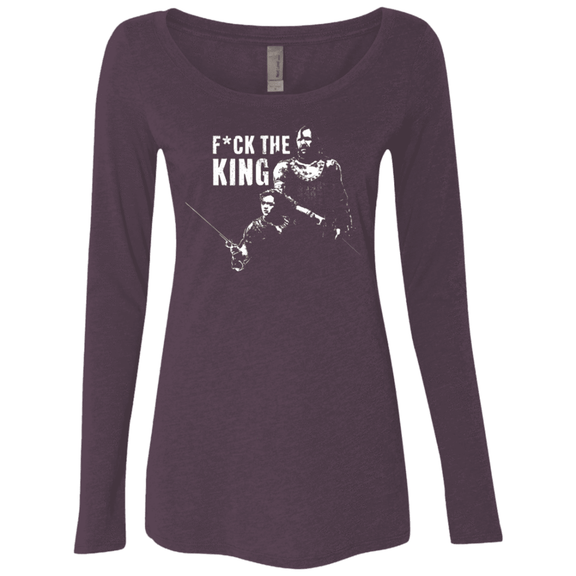 T-Shirts Vintage Purple / Small Throne Fiction Women's Triblend Long Sleeve Shirt
