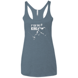 T-Shirts Indigo / X-Small Throne Fiction Women's Triblend Racerback Tank