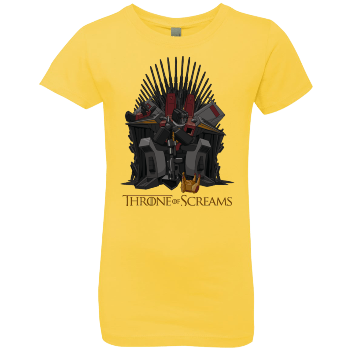 T-Shirts Vibrant Yellow / YXS Throne Of Screams Girls Premium T-Shirt