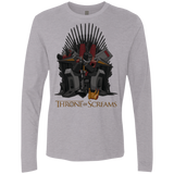 T-Shirts Heather Grey / Small Throne Of Screams Men's Premium Long Sleeve