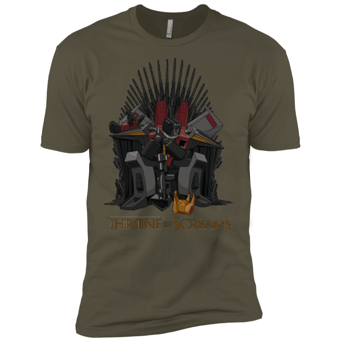 T-Shirts Military Green / X-Small Throne Of Screams Men's Premium T-Shirt