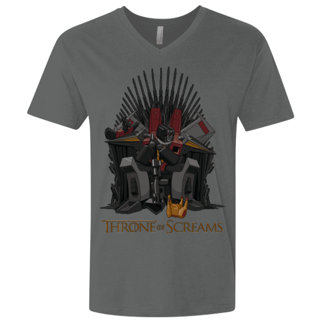 T-Shirts Heavy Metal / X-Small Throne Of Screams Men's Premium V-Neck